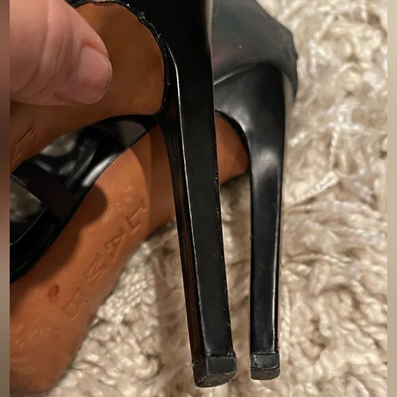 L.A.M.B. Gwen Stefani Oakley iridescent gladiator strappy stiletto heels 6.5 - Picture 14 of 16